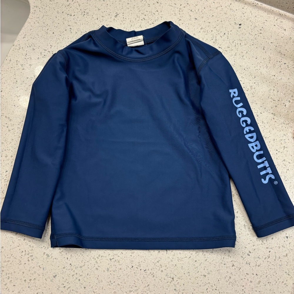 Rugged Butts rashguard swim shirt 18-24 mos